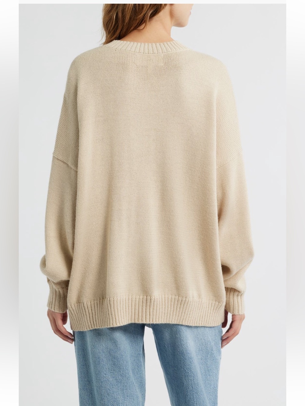 NWOT The Great. Stable Pullover in Natural Alpaca Blend Horse Head Sweater Sz 3 - Picture 3 of 10